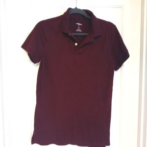 Burgundy polo, Goodfellow & Co